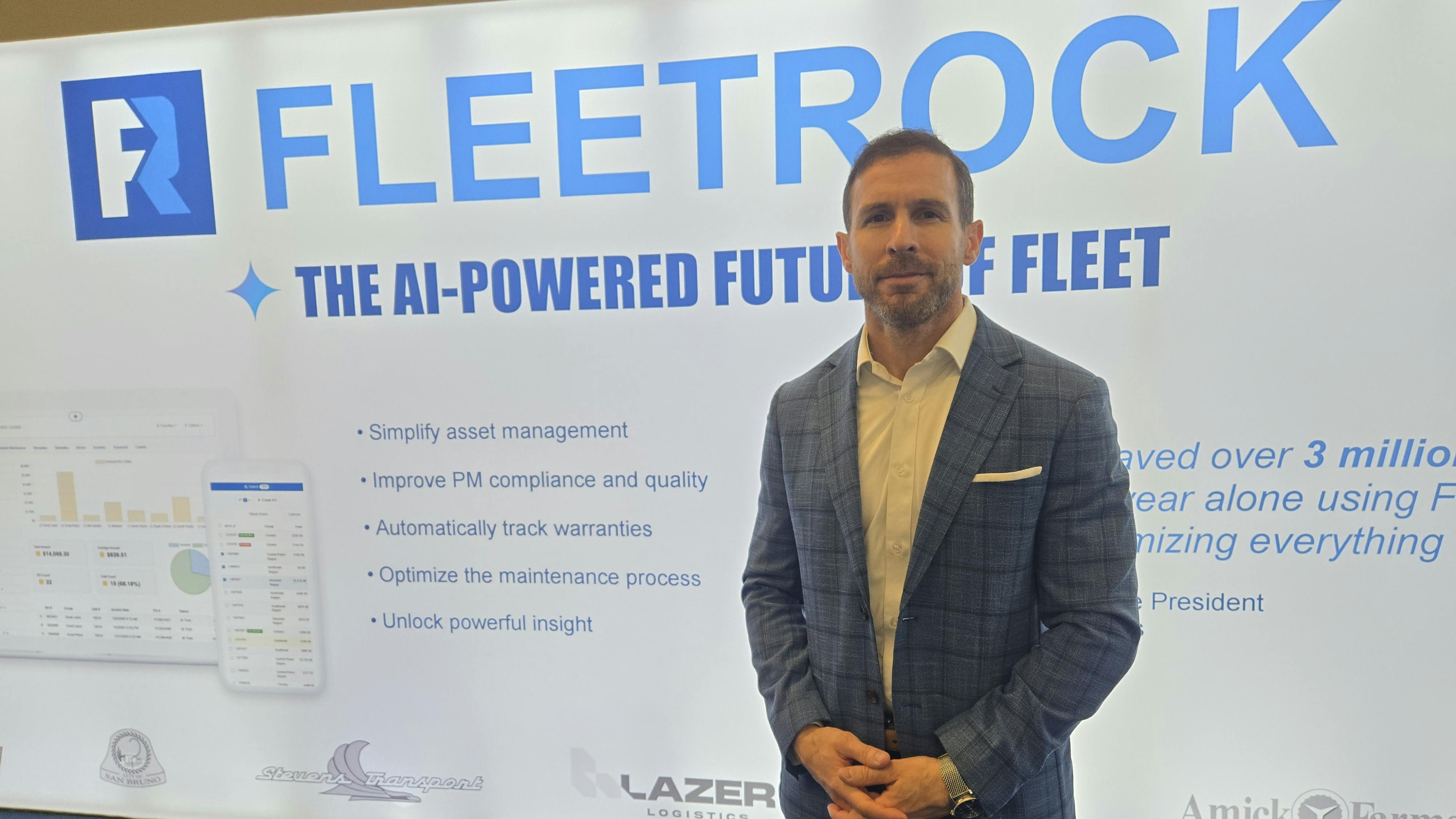 Joe King, president and co-founder of Fleetrock, said AI is at the point where fleets of any size can leverage it to create efficiencies and cut costs.