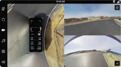 Mack’s CommandView, planned to be available in late 2027 for new Granite trucks, gives drivers multiple views to ensure safety on the road and work site. Mack’s CommandView, planned to be available in late 2027 for new Granite trucks, gives drivers multiple views to ensure safety on the road and work site.