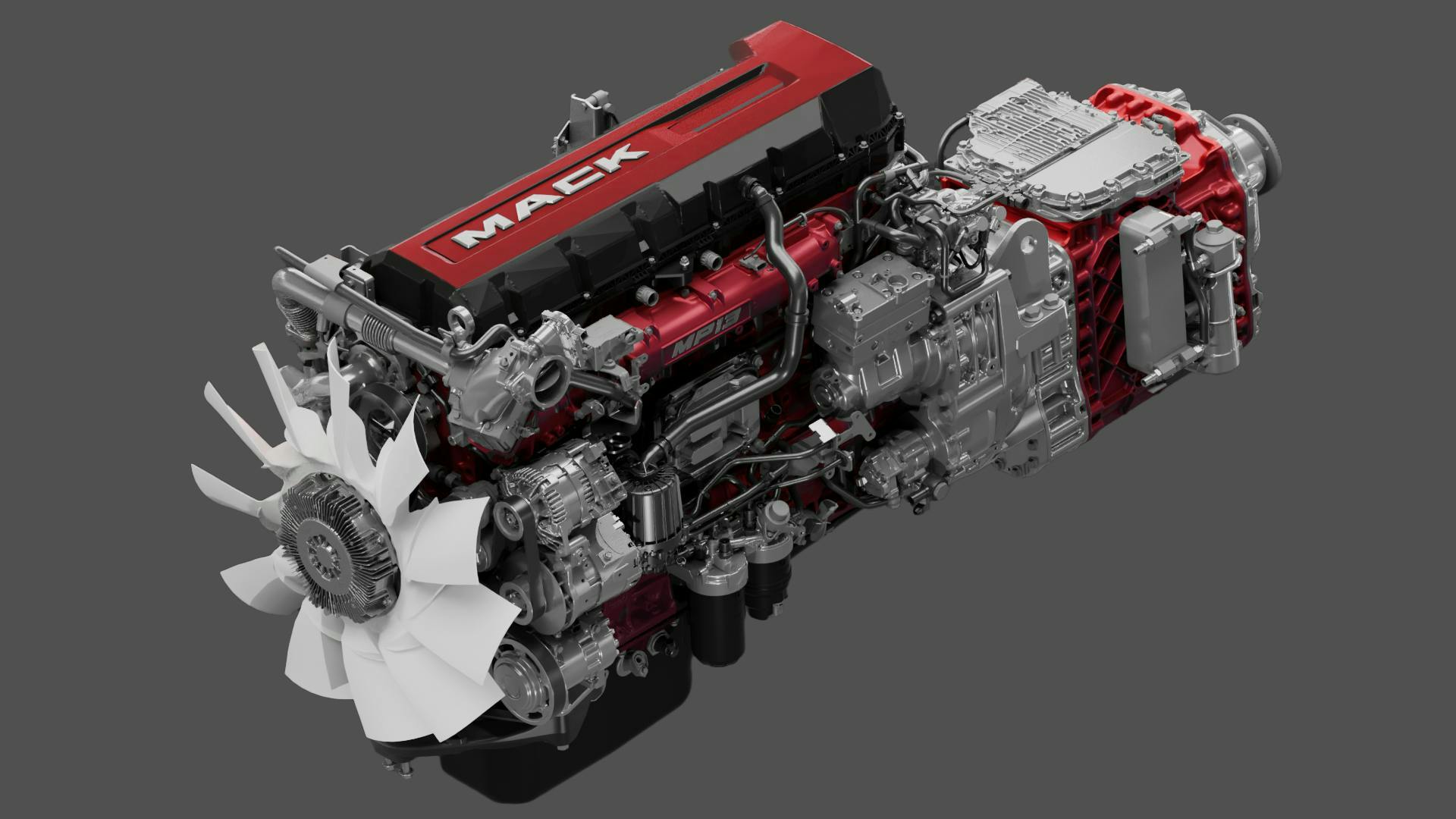 New Mack MP13 engine