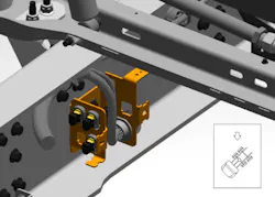 Mack’s BodyLink IV enables chassis-to-body electrical integration via connection points. Mack’s BodyLink IV enables chassis-to-body electrical integration via connection points.
