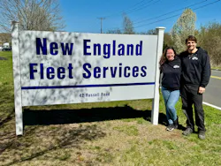 New England Fleet Services Jessica and Nate Taylor decided to go all in on starting a new business in 2015. Today, they have a 10,000-sq.-ft. shop, four mobile service trucks, and six technicians, with room for additional growth.