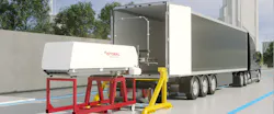 Istobal’s HW’INTRAWASH cleans and sanitizes a 53-ft. trailer in six minutes, with a mobile washing robot reaching every corner of the interior. Istobal’s HW’INTRAWASH cleans and sanitizes a 53-ft. trailer in six minutes, with a mobile washing robot reaching every corner of the interior.