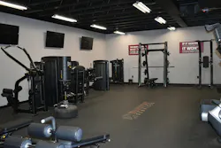 Transport Services has staggered its investment in employee amenities, installing a spacious 1st-floor gym a few years before the major 2nd-floor remodel.