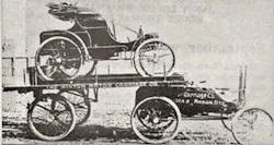 Alexander Winton’s Auto Hauler was not the only Winton commercial truck. He made delivery wagons and even did pilot tests for motorized mail truck with the U.S. Post Office. Alexander Winton’s Auto Hauler was not the only Winton commercial truck. He made delivery wagons and even did pilot tests for motorized mail truck with the U.S. Post Office.