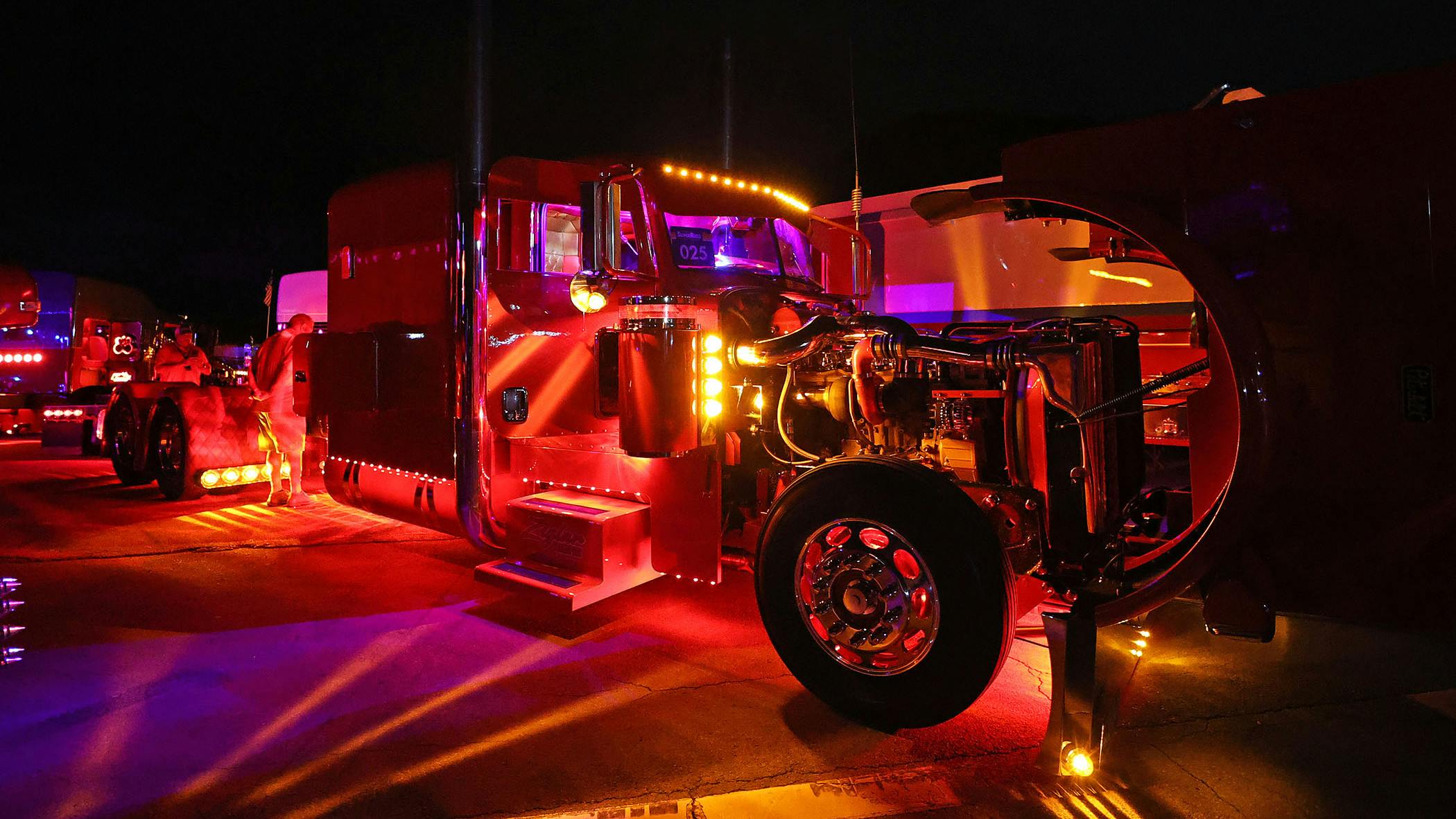 Ziglar's viper red rig also secured second place in the Best Lights category.