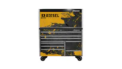 The EPIQ Series Roll Cab offers locked storage, heavy-duty casters, and plenty of drawer space. Dimensions are 61'W x 75'H.