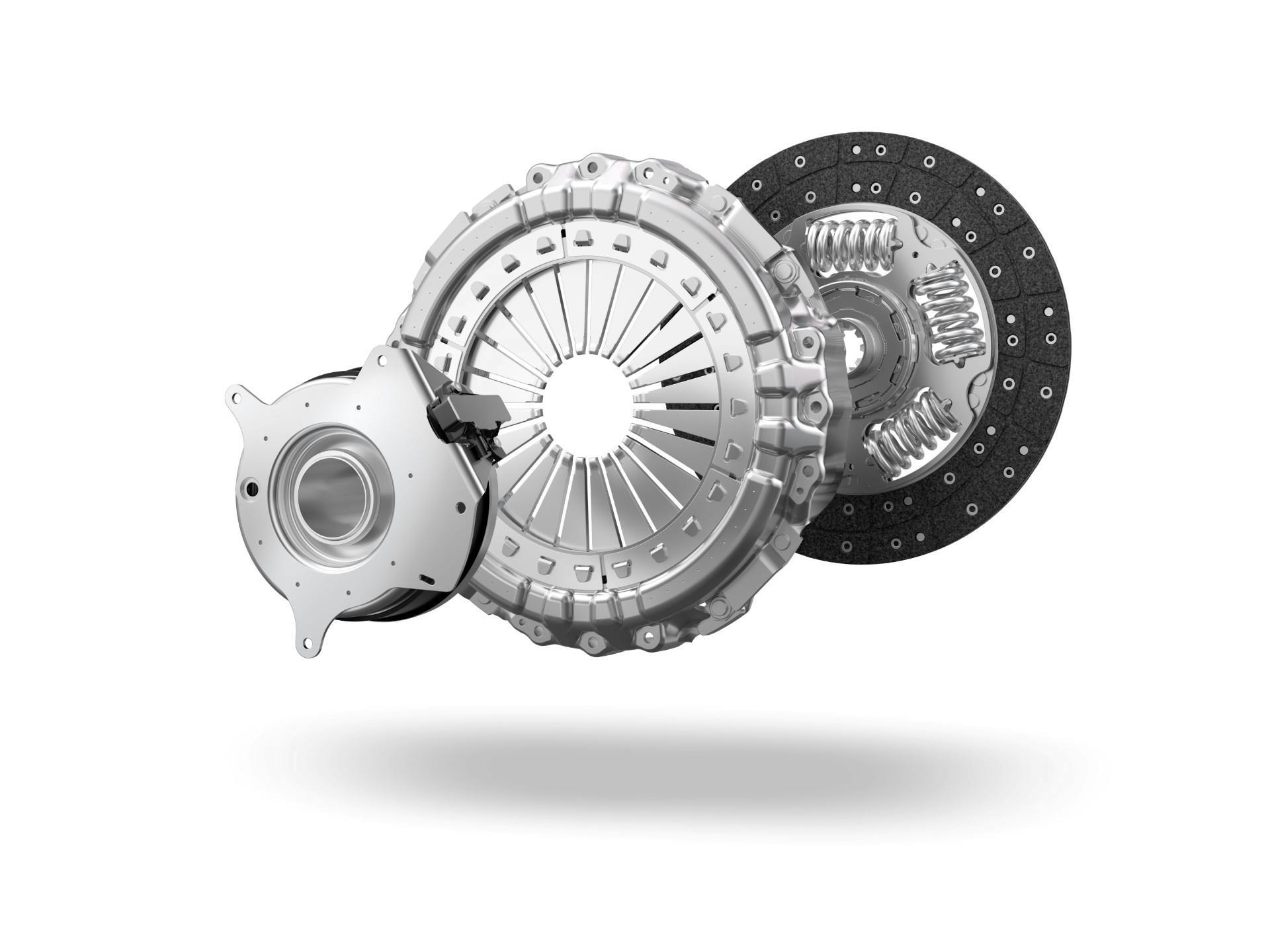 Example of a single-plate 430mm push-type clutch used in automated manual transmissions.