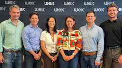(From Left-to-Right): Lee Carter, Investor, WEX Venture Capital; David Klein, Head of WEX Venture Capital; Vanessa Trinh Keeling, Venture Portfolio Manager, WEX Venture Capital; Kate Murphy, Venture Partnerships, WEX Venture Capital; David Hodge, CEO, Standard Fleet; Sam Richardson, Head of Revenue, Standard Fleet