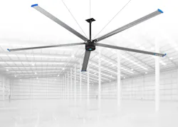 Cool Boss CB-20HVLS industrial ceiling fan from BendPak