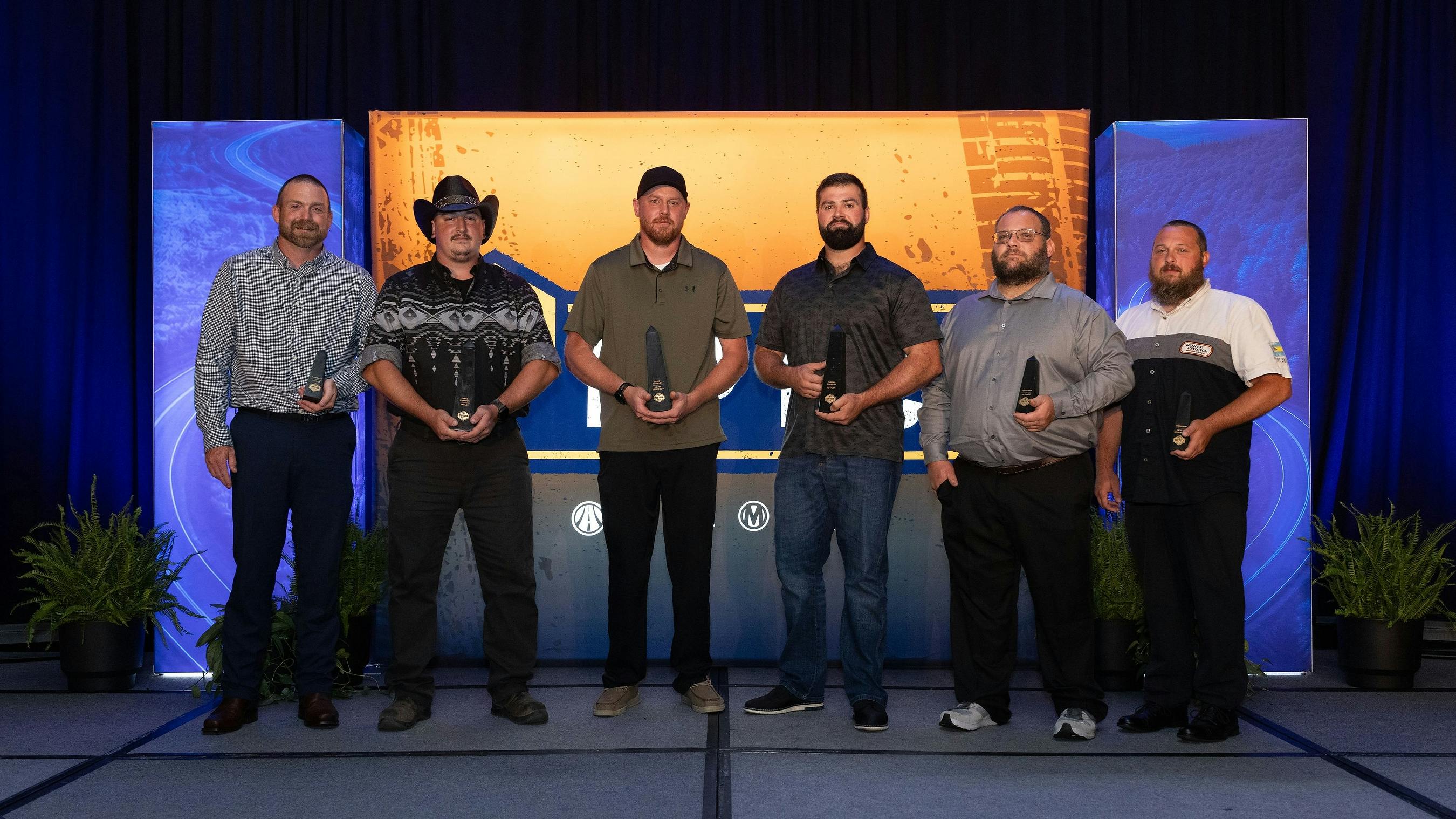 From left to right: Bud Haney, Dillon Grimes, AJ Snyder, Jonathan Kelly, Jeff Nichols, Tyler Wright