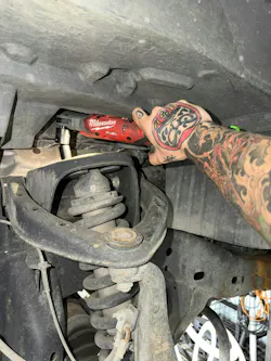 Electric ratchets like the Milwaukee Tool M12 FUEL 3/8” Ratchet are one of the first power tools a technician should buy.