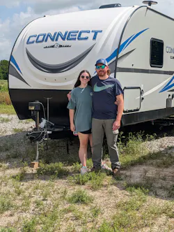 When not fixing things, Tommy and his wife Cady enjoy hitching up the camper and going fishing and hiking.