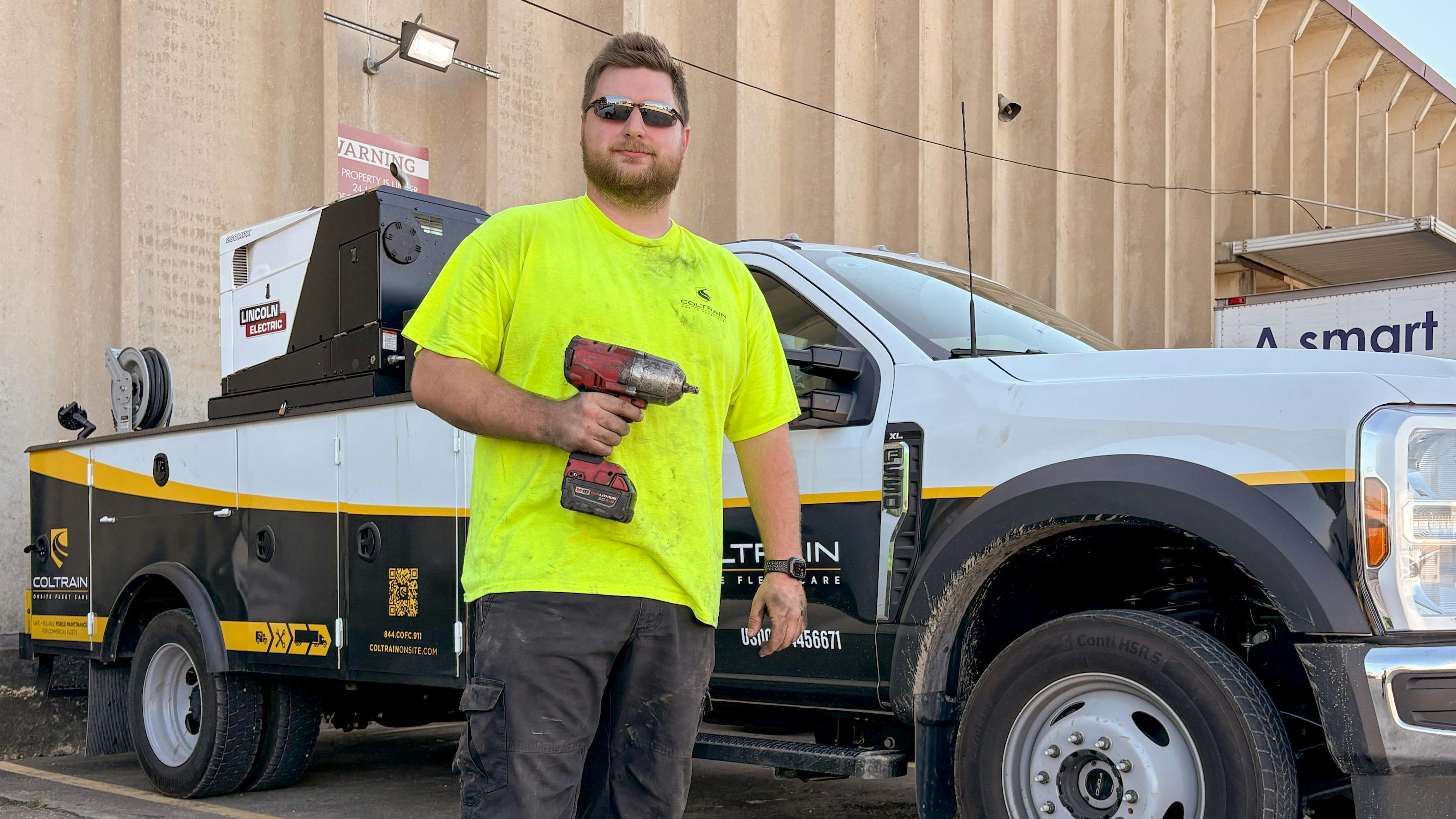 Austin Lester, Lead Mobile Tech, Coltrain Onsite Fleet Care
