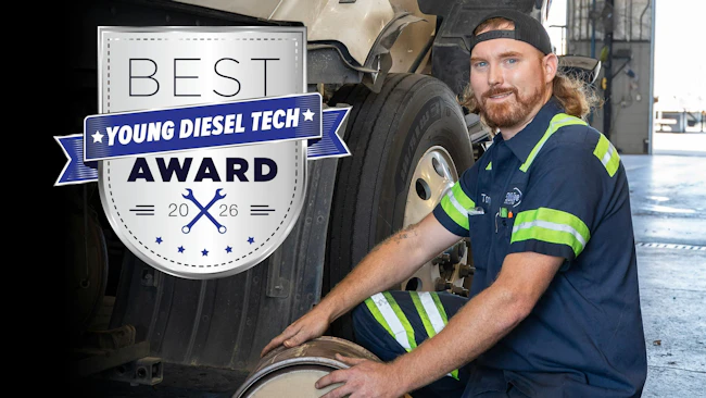 2026 Fleet Maintenance Best Young Diesel Technician: Tommy Crenshaw, McKee Foods Transportation