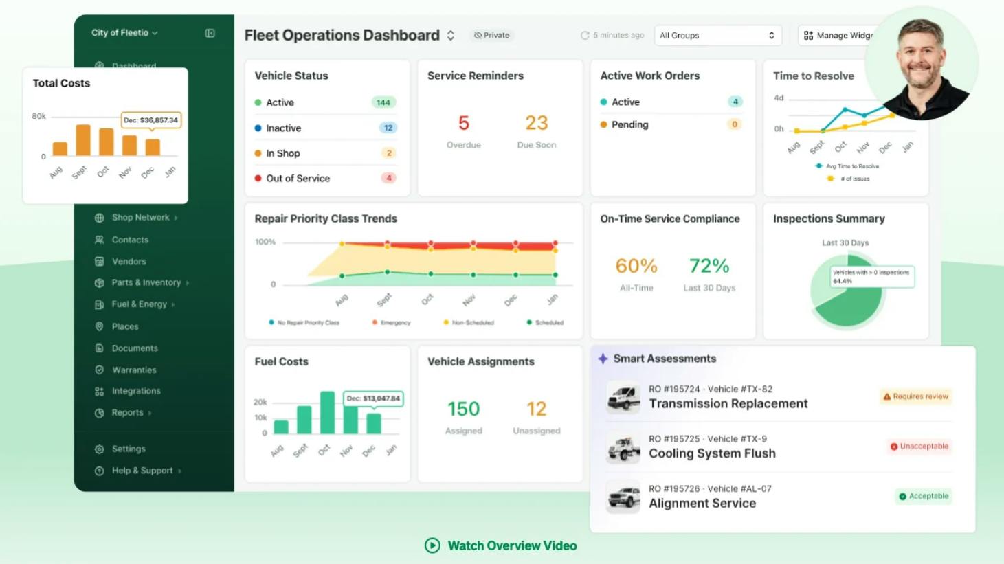 Truce Software and Fleetio integrate fleet maintenance data with driver safety insights