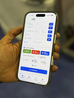 Drivers and fleet managers can unlock and operate the landing gear through a mobile app.