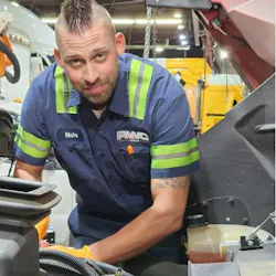 In 2023, Nathan Reed, a master-certified technician with RWC Group in Seattle, Washington, earned the title of Top Tech for International Motors (formerly Navistar). He grew his skills by patiently figuring issues out on his own, though he credits a supportive management team that proivdes the right specialty tools and technical information as the key to succeeding on a daily basis.
